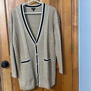 NWOT Talbots long cardigan sz L